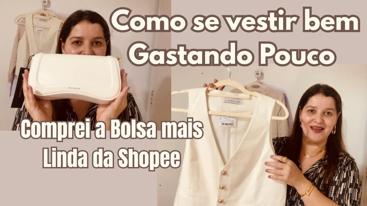 Primeiro Vídeo do Canal/ Comprinhas da Shopee e C&A/ Mais dicas de como se vestir bem