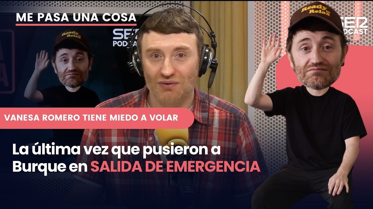 Manuel Burque odia los aeropuertos... y te la puede liar si le toca en la salida de EMERGENCIA