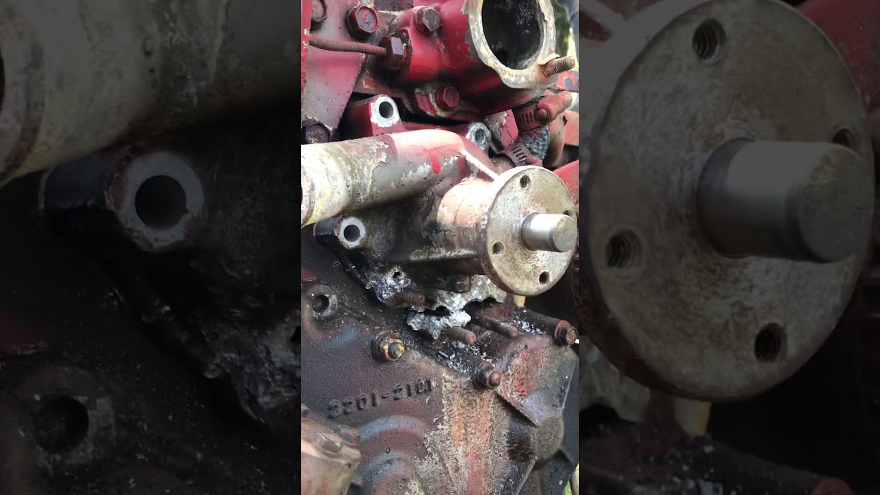 Massey Ferguson mf210 restore part 5 water pump removal when stuck