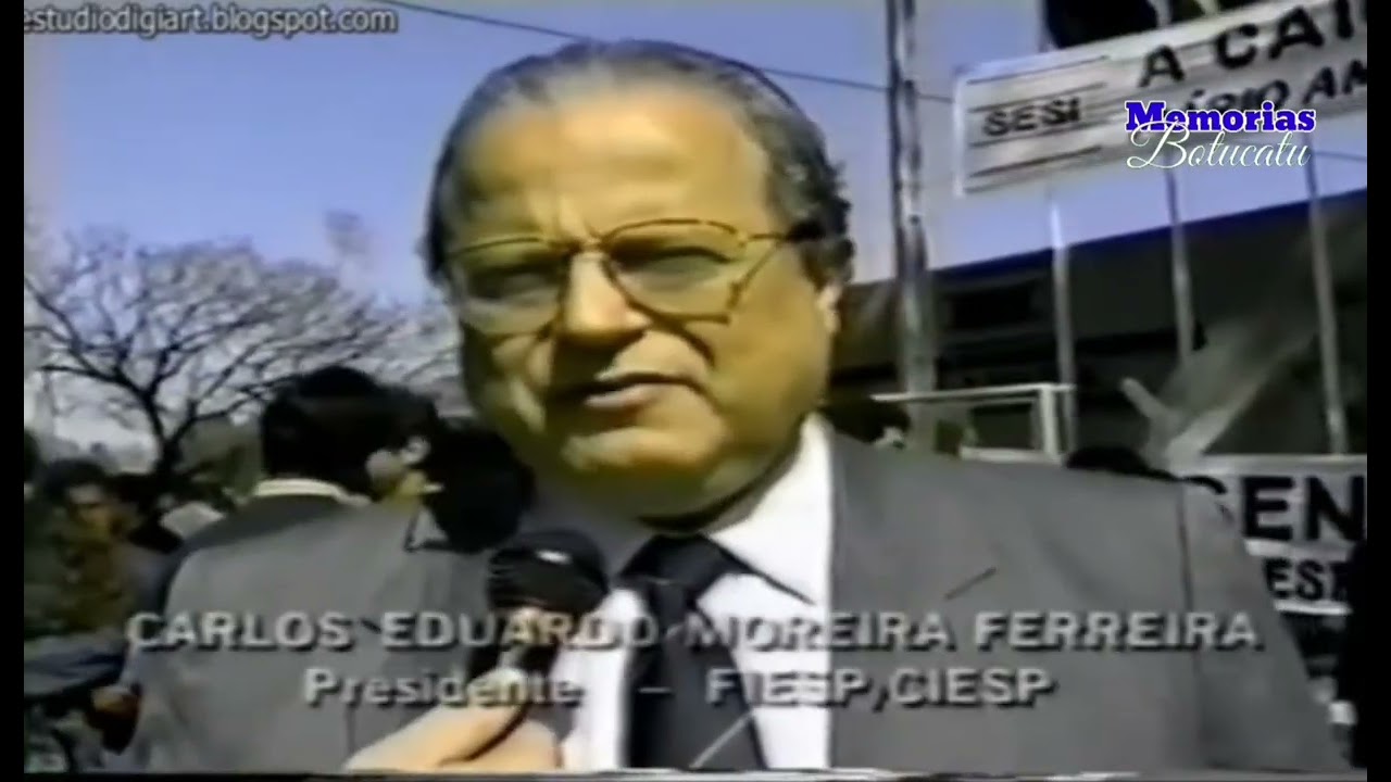 Inauguração Sesi e Senai- Parceiros do Progresso TV Jovem Pan 1992 - Acervo Digiart 