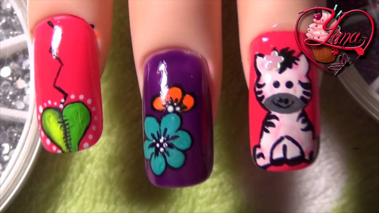 Decoraciones de U&ntilde;as Cebra - Yana - Nail Art