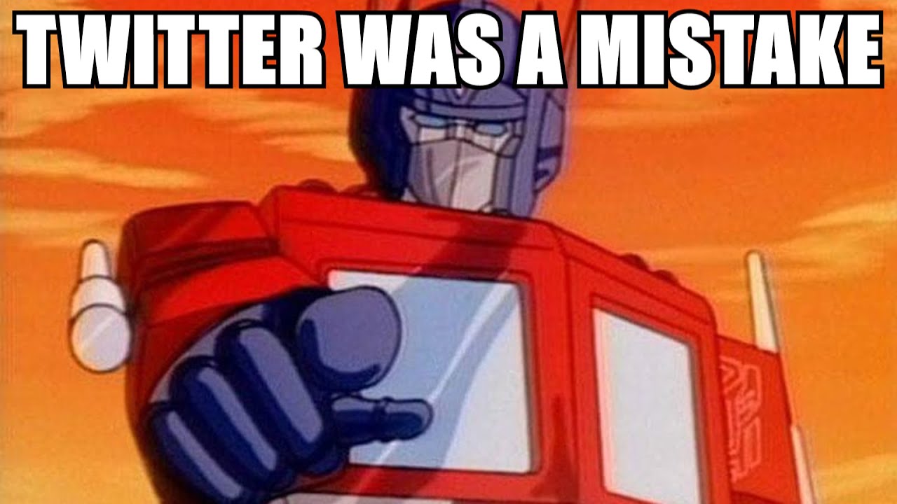 Optimus Prime After One Month on Twitter