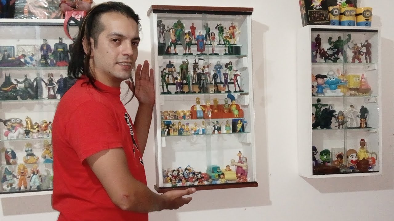 como hacer una REPISA para tus figuras SUPER ECONOMICA