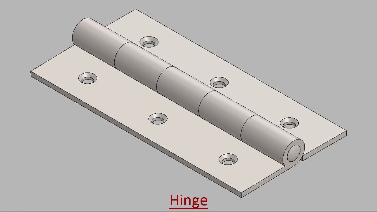 Hinge (Video Tutorial) SolidWorks