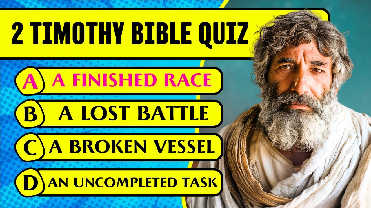 Book of 2 Timothy Bible Quiz & Trivia (30 Hardest Questions & Answers to Test Your Bible Knowledge)