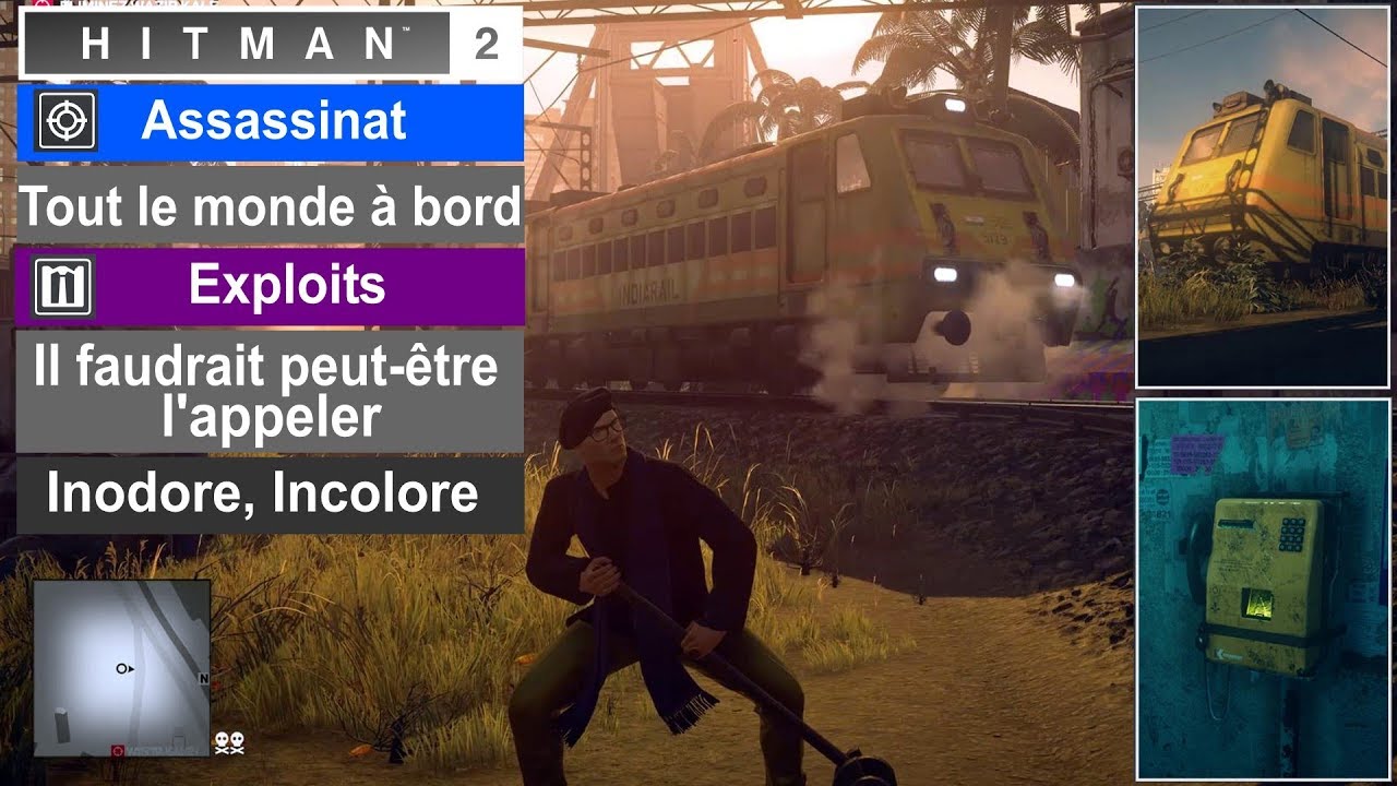 HITMAN 2: Tout le monde à bord + Il faudrait peut être l'appeler - Bombay : Chasse au fantôme