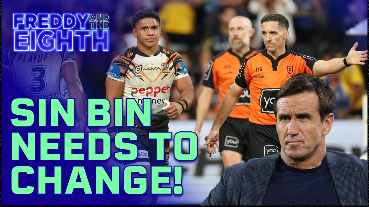 Joey calls for sin bin rule change after bad 'accident' | Freddy & the Eighth