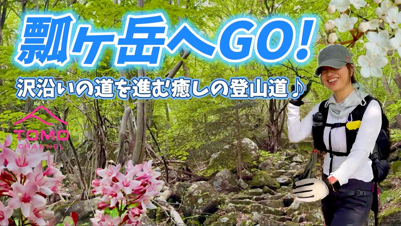 【岐阜県】沢音に癒される初夏の瓢ヶ岳登山｜新緑と渓流４K