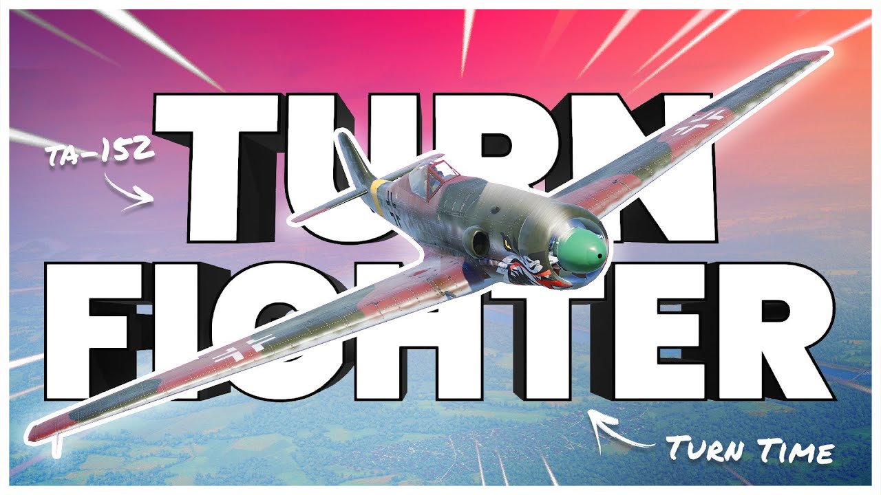 This GERMAN Fighter Can Actually TURN (War Thunder TA-152 H)