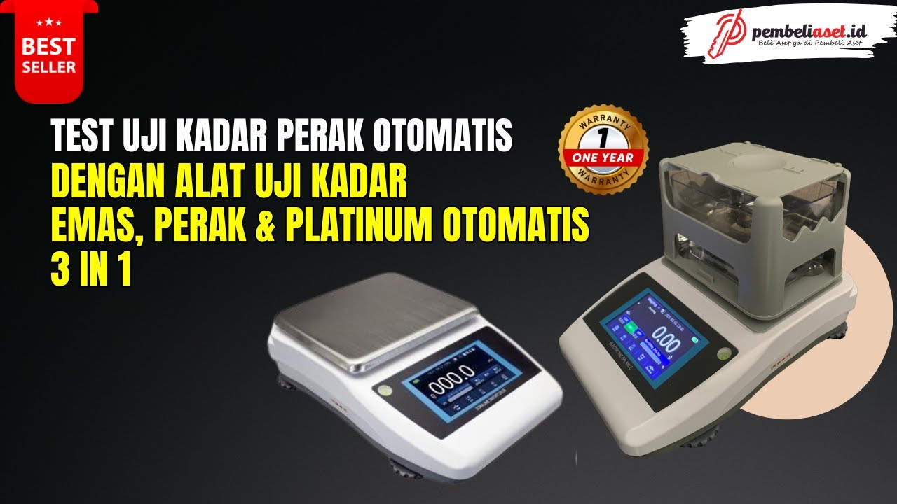 Tes Pengujian Kadar Perak dengan Alat Uji Kadar Otomatis #cekkadarperak