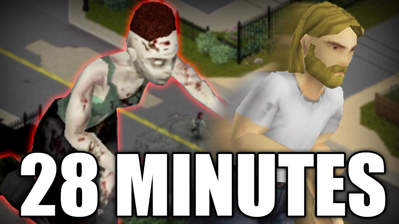 Surviving My First Day 28 Minutes Later In Project Zomboid