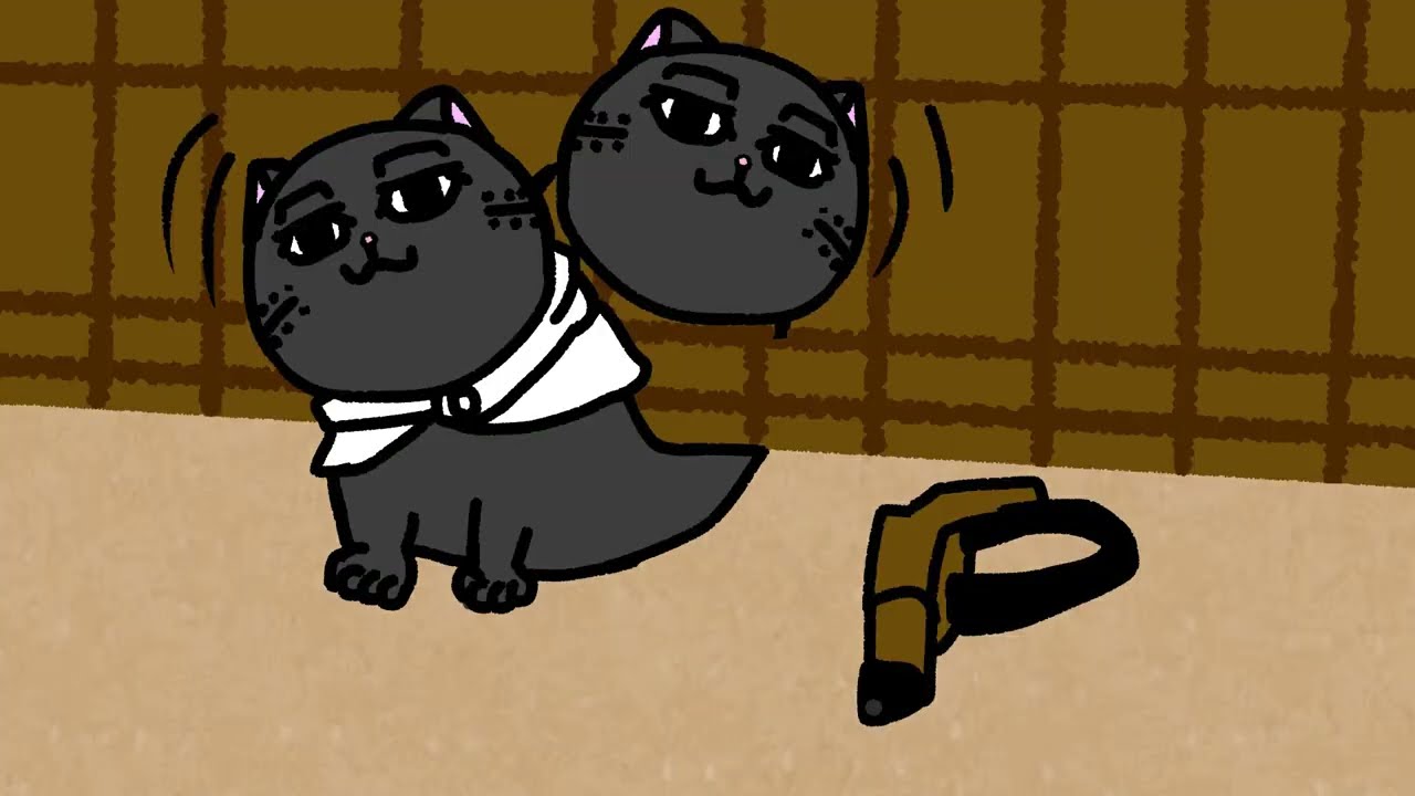 【金カム】黒猫道【手描き】