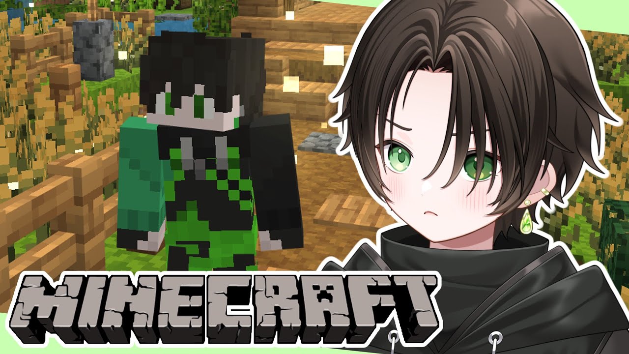 【#マイクラ配信】町を発展させようよ！！Java版のマインクラフトでサバイバル！【新人Vtuber】#shorts