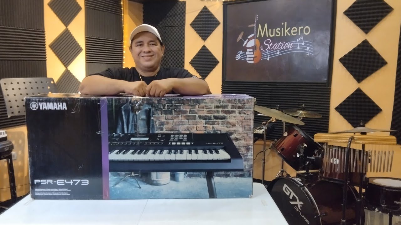 YAMAHA PSR E473 unboxing
