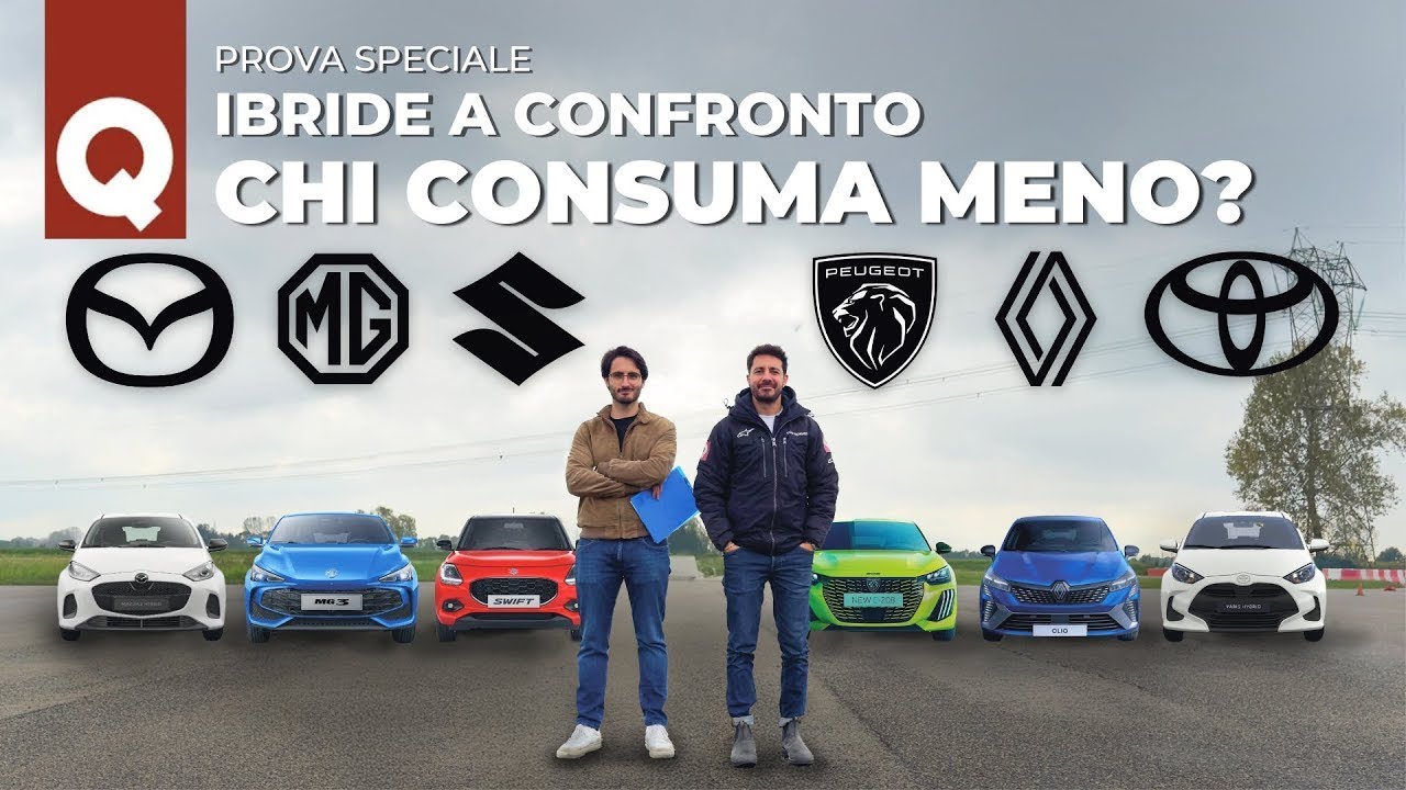 CONFRONTO IBRIDE: dati reali su consumi e prestazioni |MG3, Suzuki Swift, Toyota Yaris, Renault Clio
