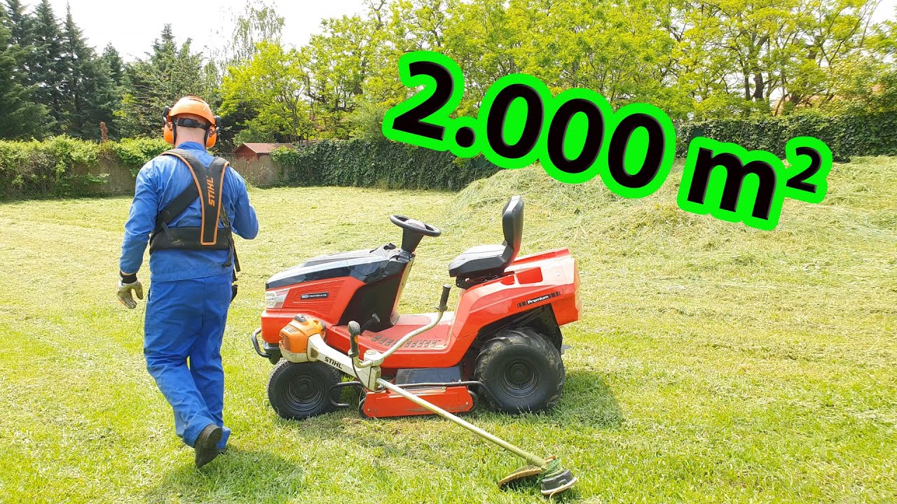 Egy telek rejtett kincsei (vascső, műanyag cső), kaszálás al-ko t22-110.0 hdh-a és egy stihl fs-460