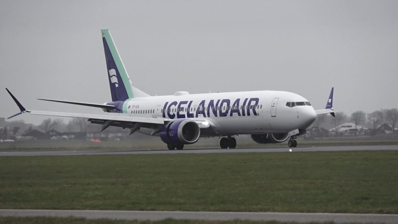 BOEING 737 MAX 9 - ICELANDAIR Landing At Schiphol