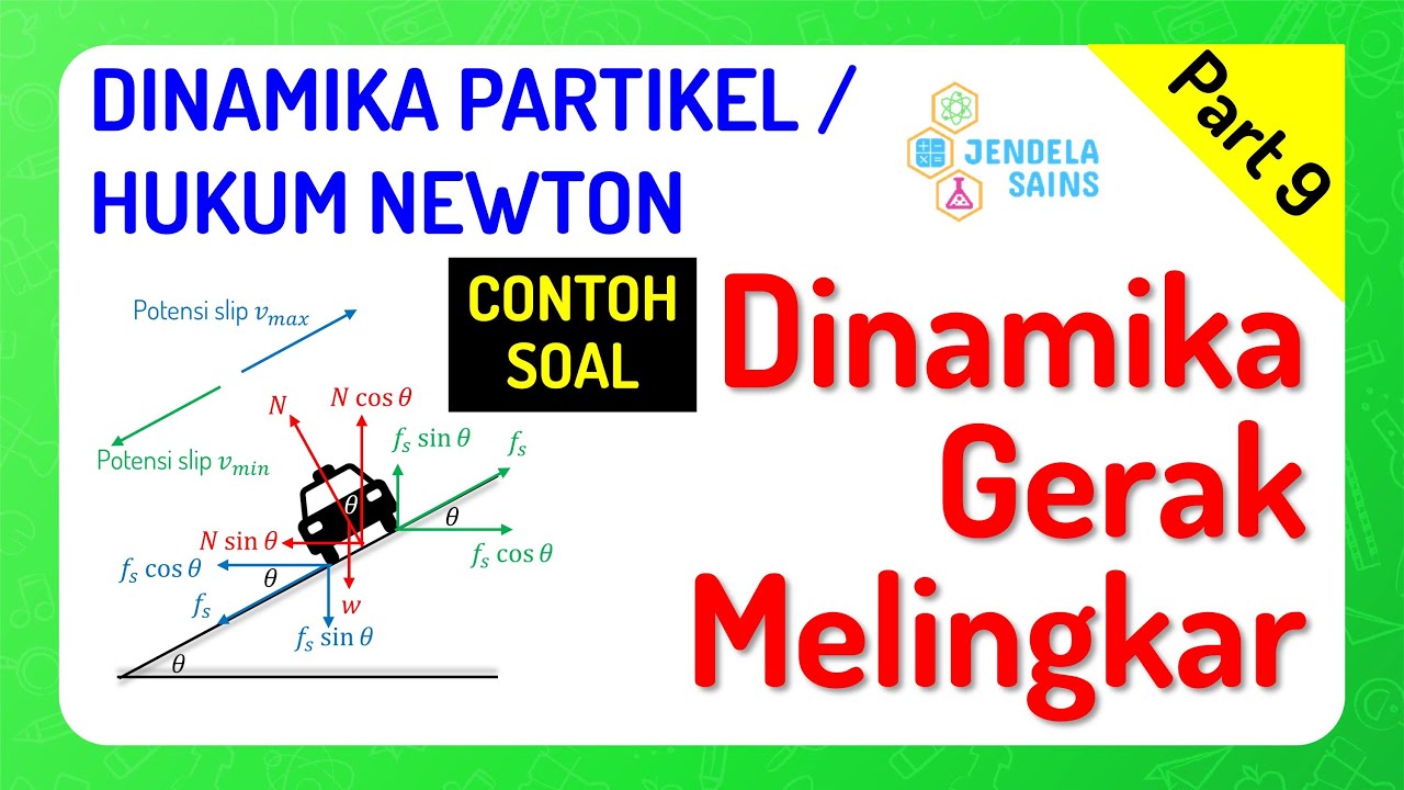 Dinamika Partikel • Part 9: Contoh Soal Dinamika Gerak Melingkar