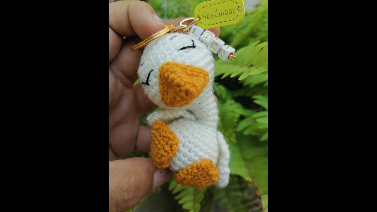 🦢🥰😍patito bebe tejido a 🦢🥰😍crochet llavero 🦢🥰😍