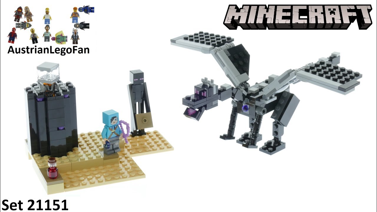 Lego Minecraft 21151 The End Battle - Lego 21151 Speed Build