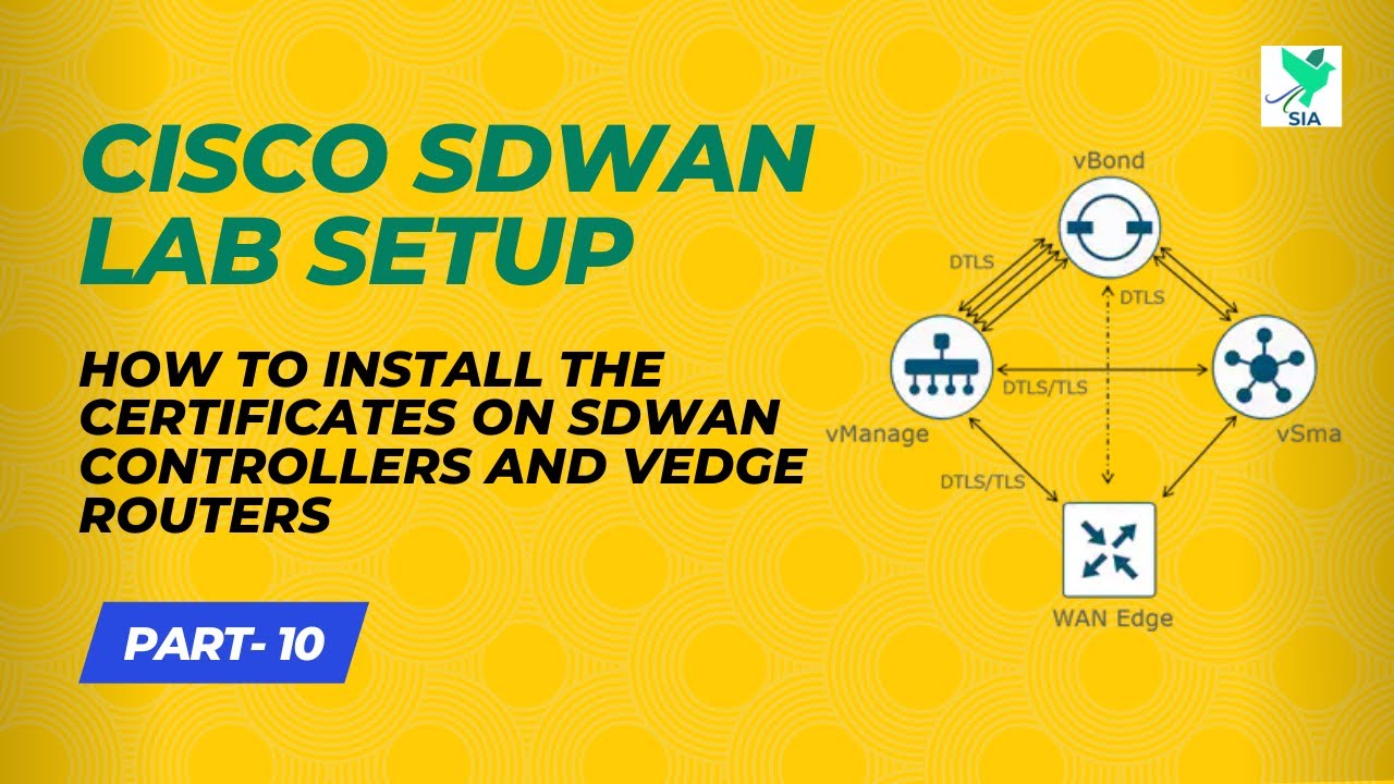 #Лекция - 10. Как установить сертификаты на контроллеры Sdwan и маршрутизаторы vEdge