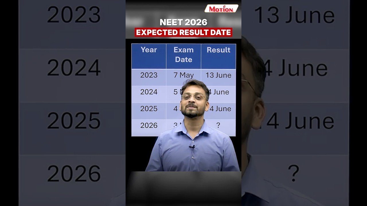 NEET 2026: What is Expected Result Date ? #neet2026 #neetupdate #neet #nvsir #strategy | Motion NEET