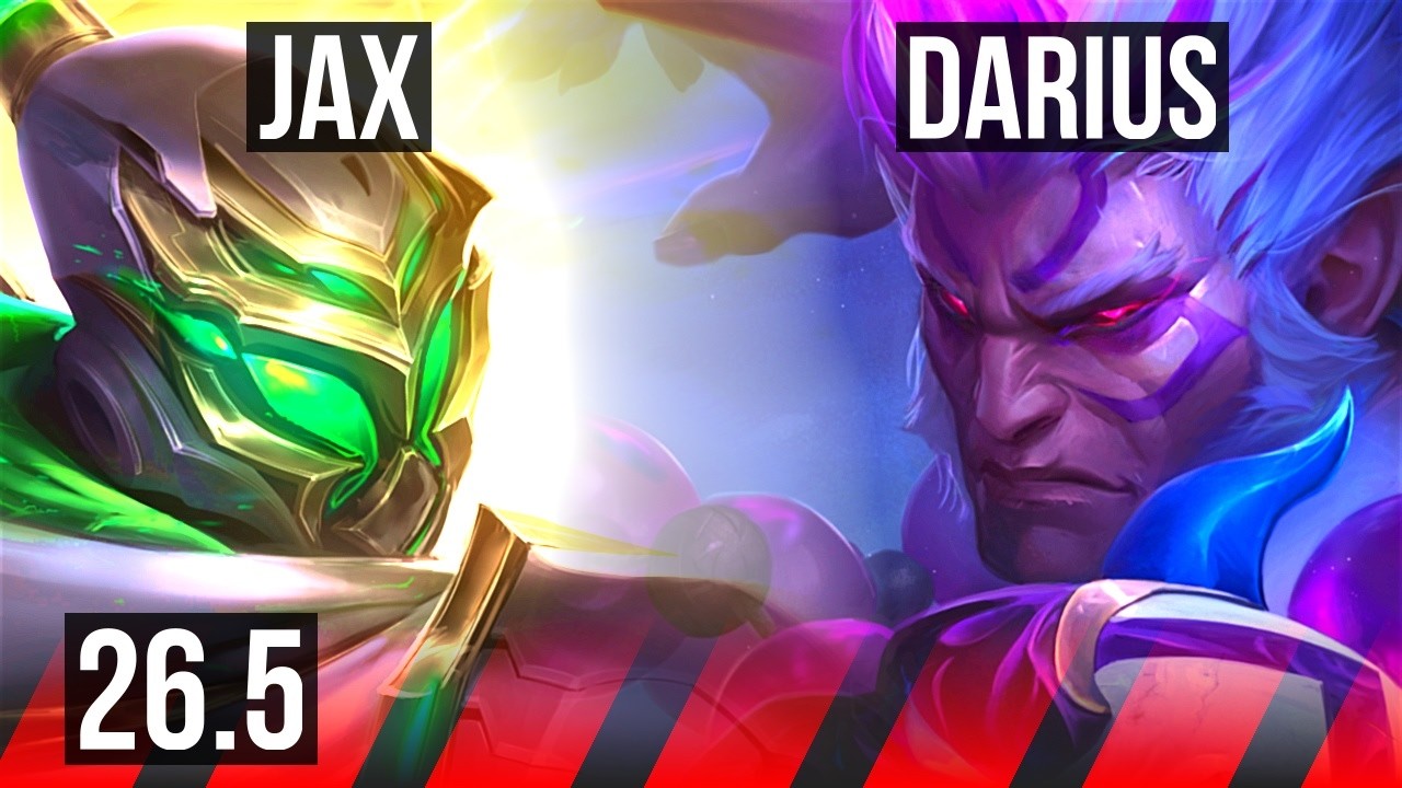 JAX vs DARIUS (TOP) | KR Grandmaster | 26.5