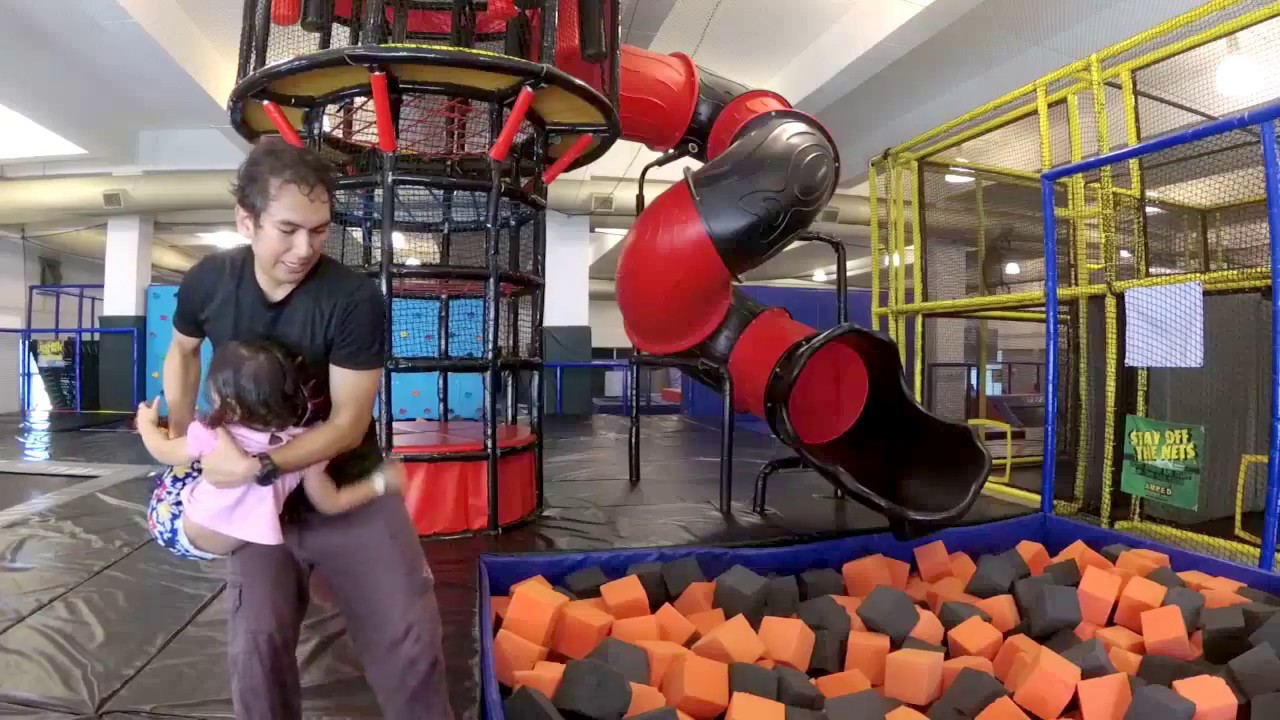 Trampolining With The Kids!  - Amped Trampoline Park Malaysia