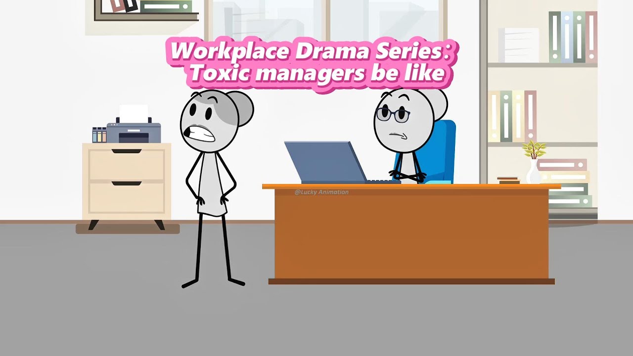 Workplace Drama Series: Toxic managers be like #animation #corporate #comedy #manager