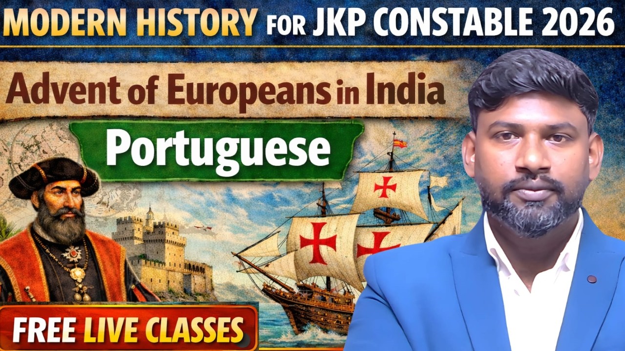 ADVENT OF EUROPEAN || PORTUGUESE||MODERN HISTORY || JKP CONSTABLE || FREE LIVE CLASSES || BY REMO