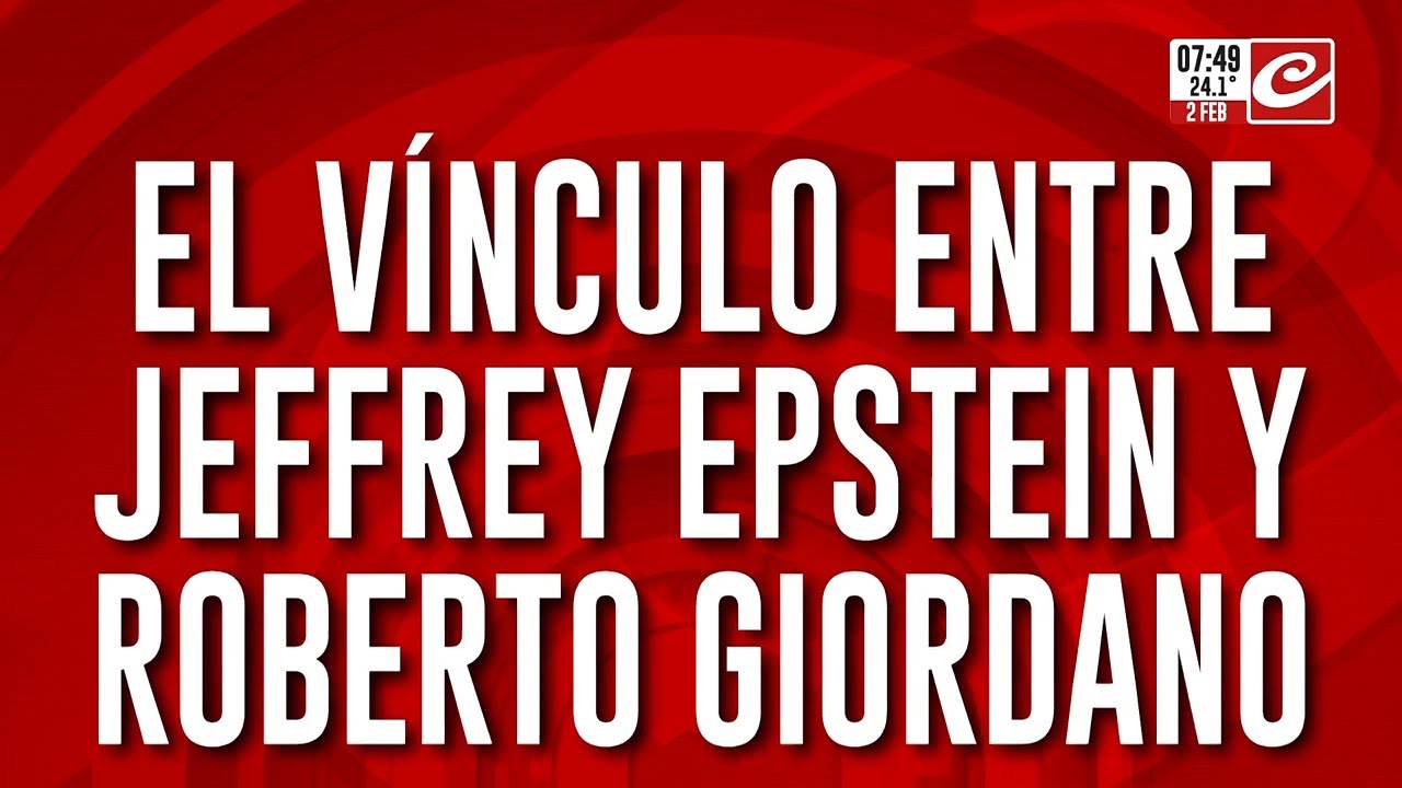 Revelan polémicos vínculos entre Giordano y Epstein, el magnate condenado por delitos secxuales