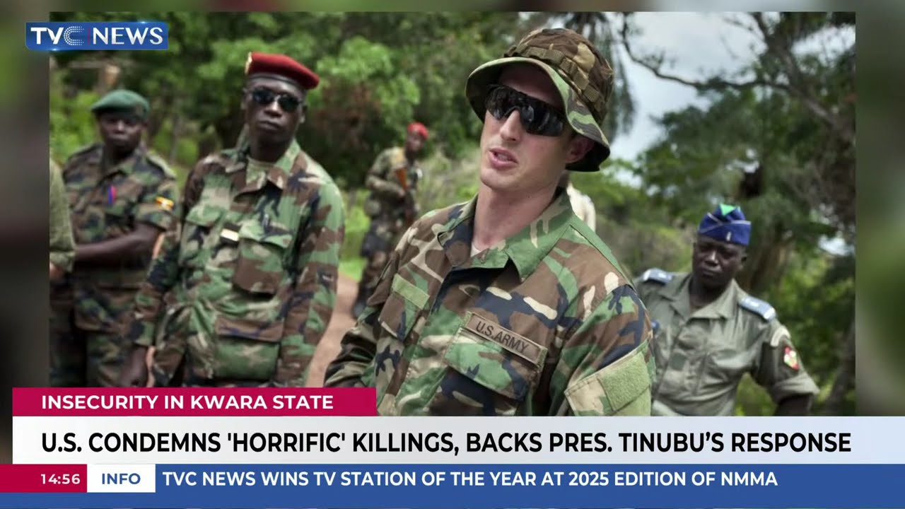 U.S Condemns 'Horrific' Killings, Backs Pres. Tinubu's Response In Kwara State