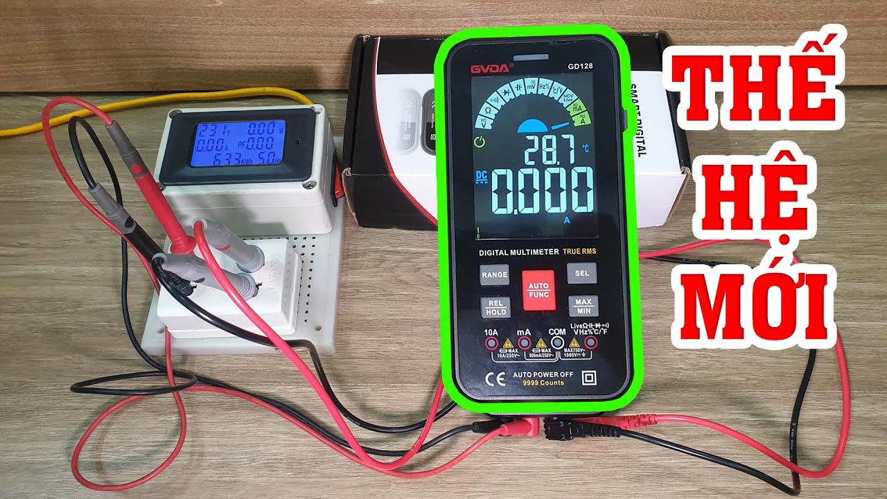Vừa đẹp lại có thêm cả các tính năng này nữa thì quá ngon - Đồng hồ vạn năng kỹ thuật số GVDA -GD128