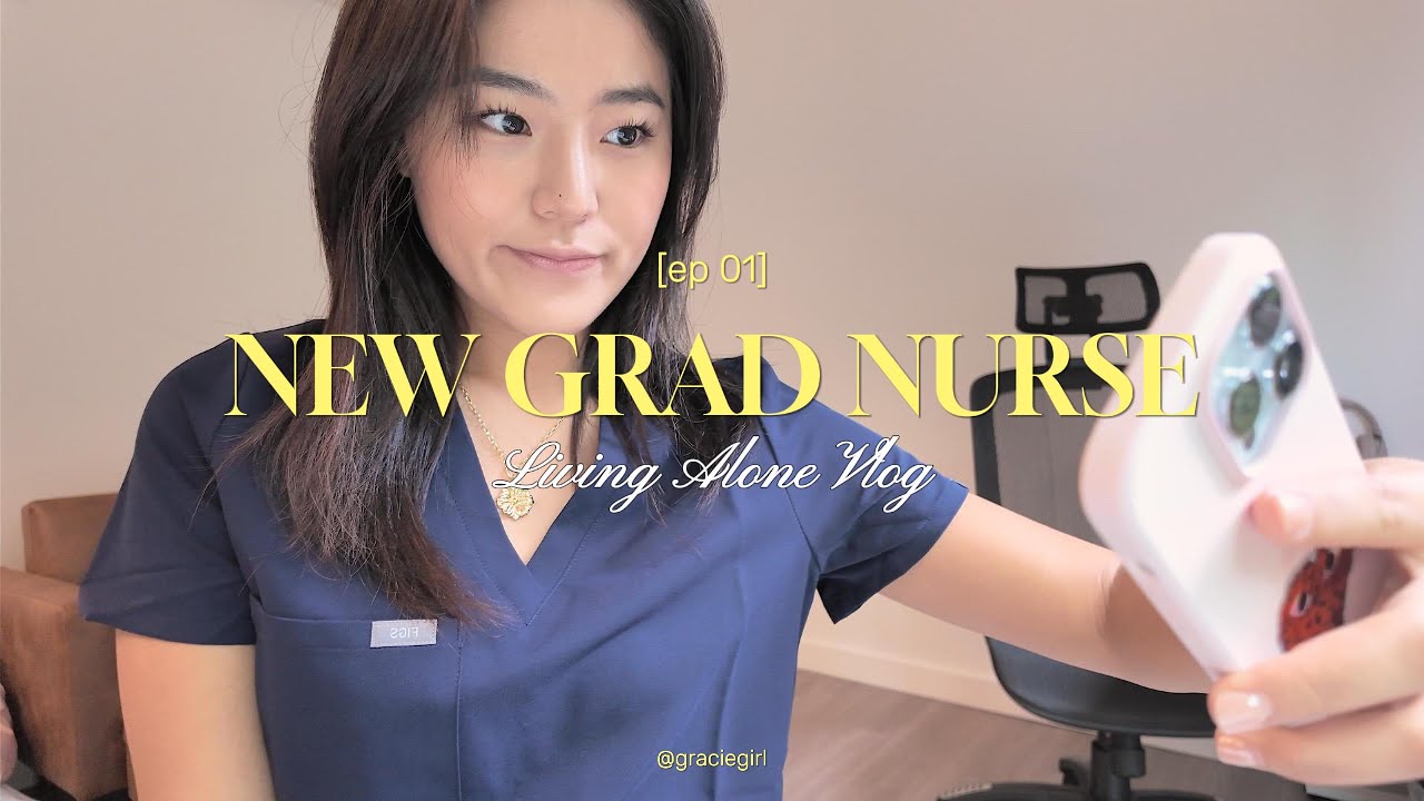 new grad nurse living alone vlog | 미국 간호사 브이로그