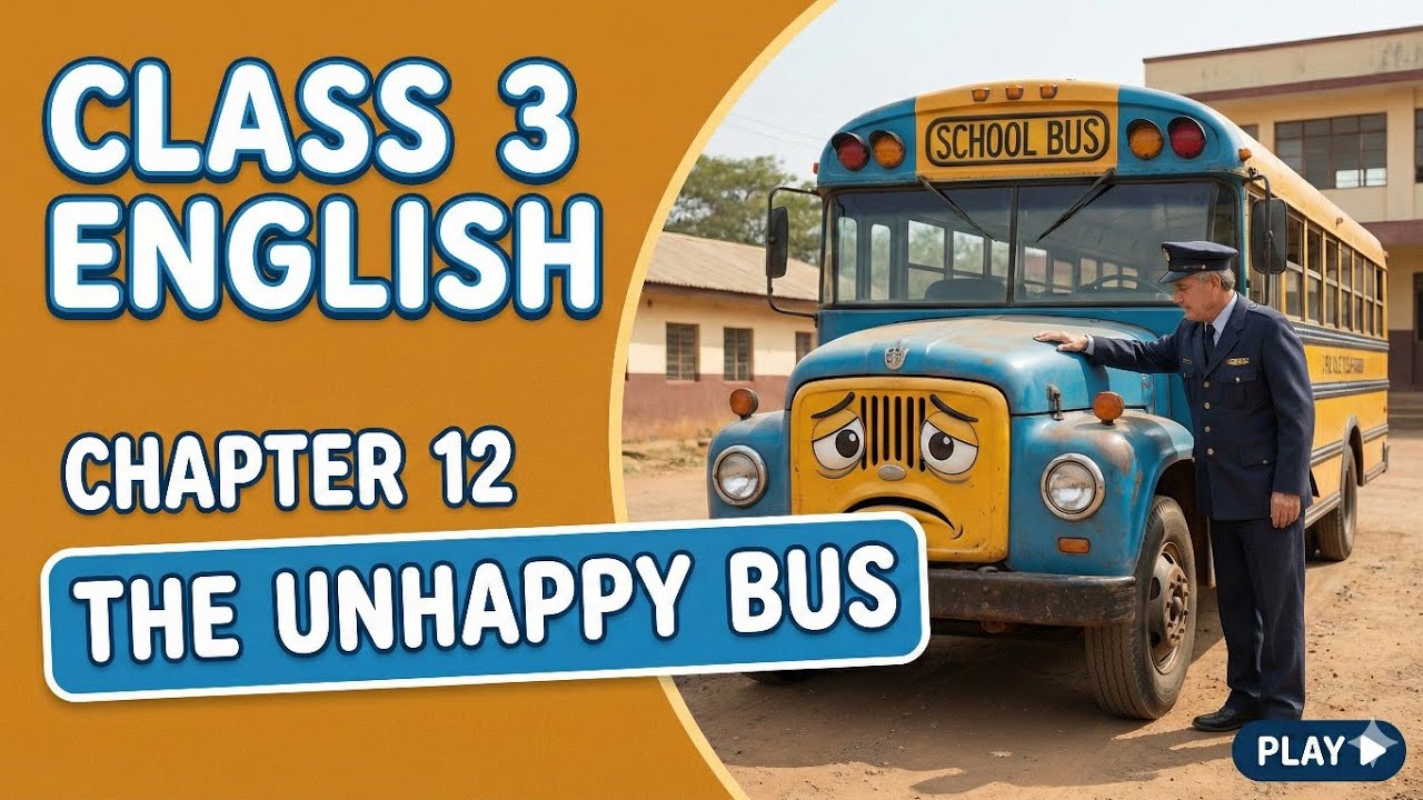 The Unhappy Bus | Class 3 | English Reader | Chapter 12 | Vardhman Canvas Books 