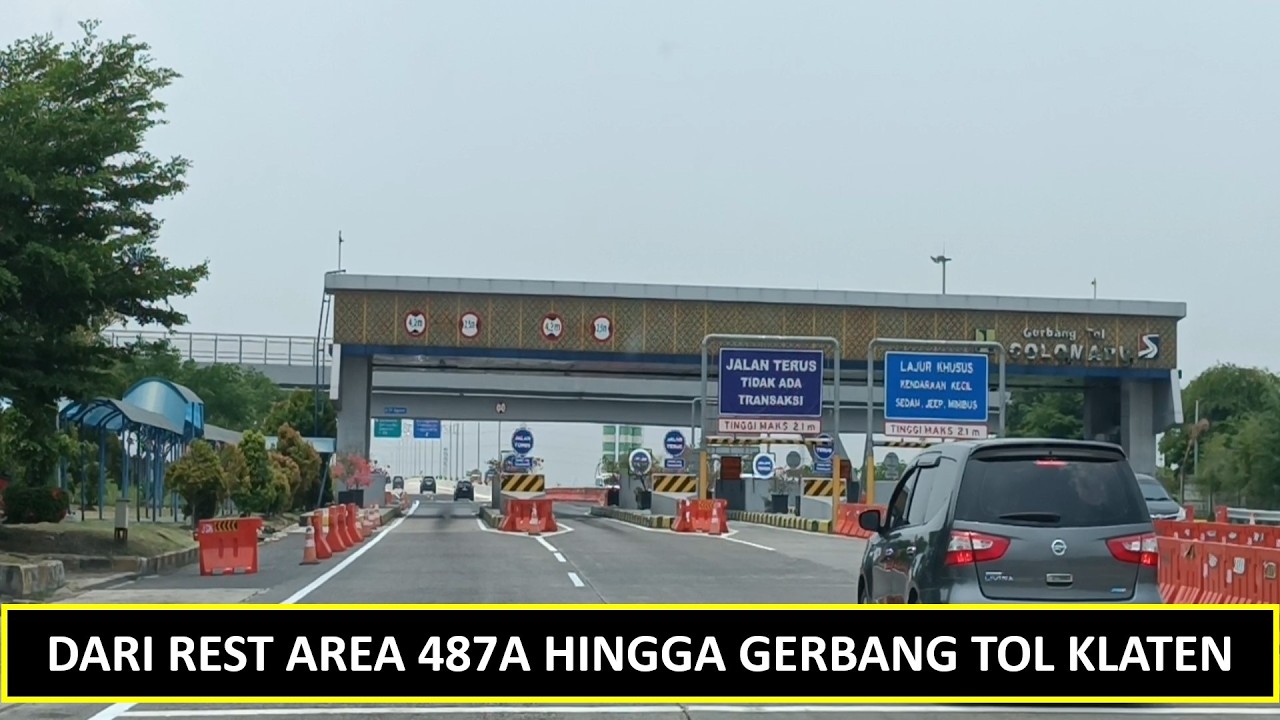 Pemandangan dari Rest Area 487A Boyolali hingga Gerbang Tol Klaten, Bagus Banget..