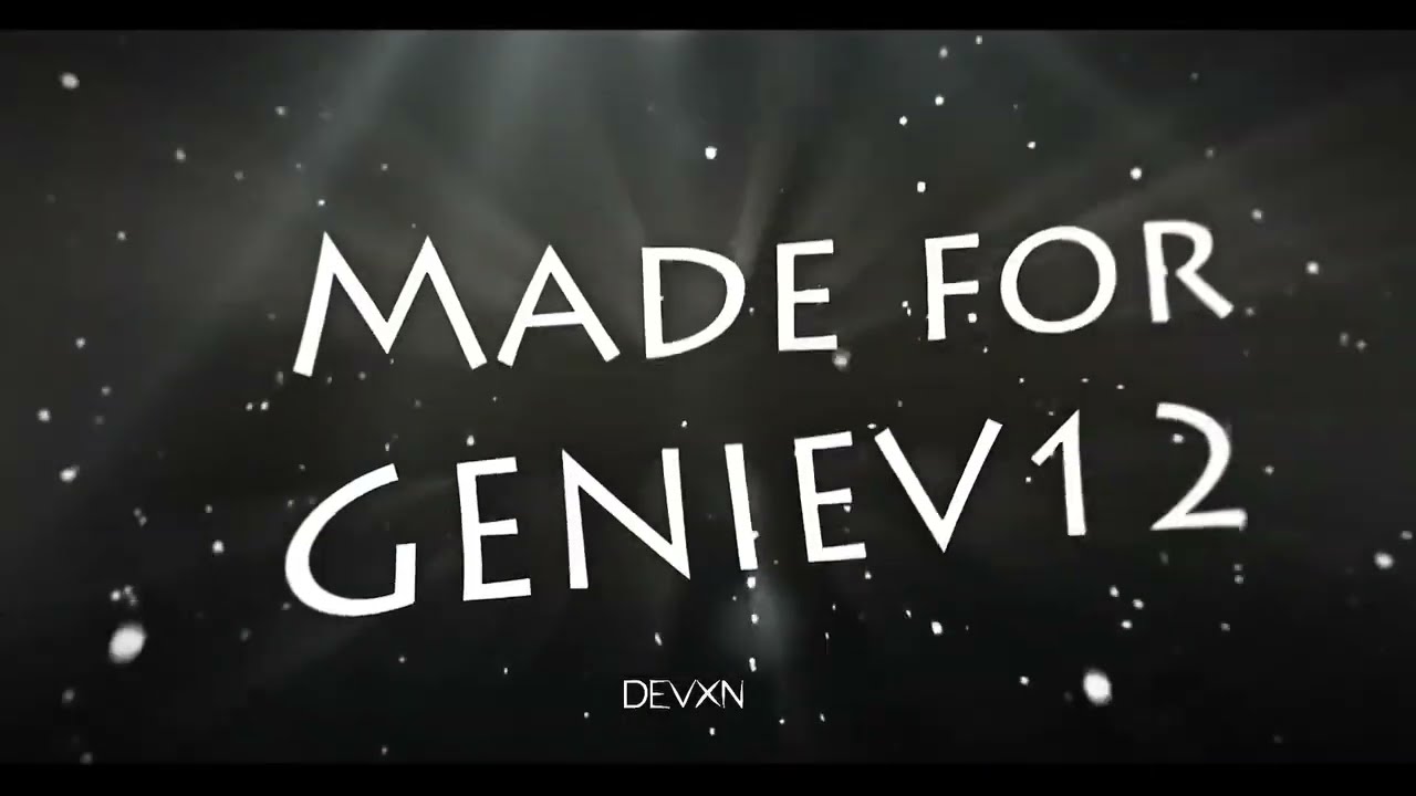 I MADE A GENIEV12 EDIT FOR 2 MONTHS ( 3 MINUTE LONG TYPOGRAPHY EDIT) MADE IN ALIGHT MOTION