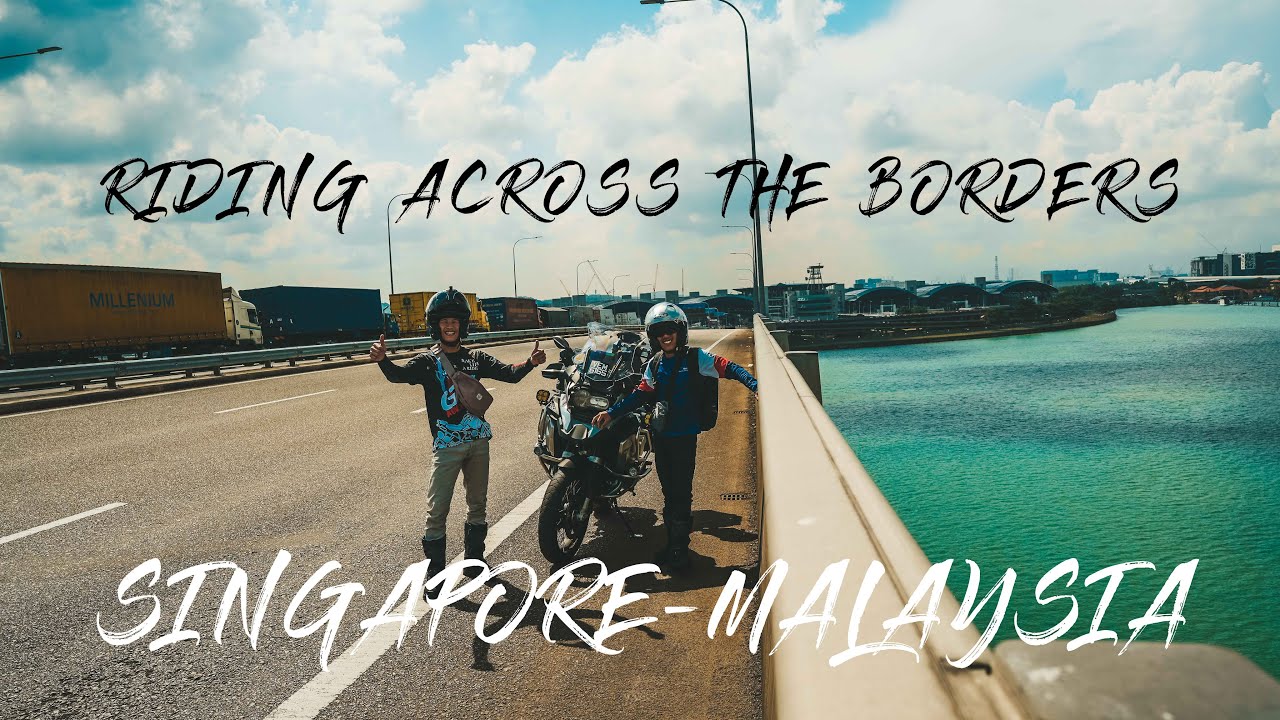 Riding motorcycle across the SINGAPORE-MALAYSIA border after 743DAYS LOCKDOWN !