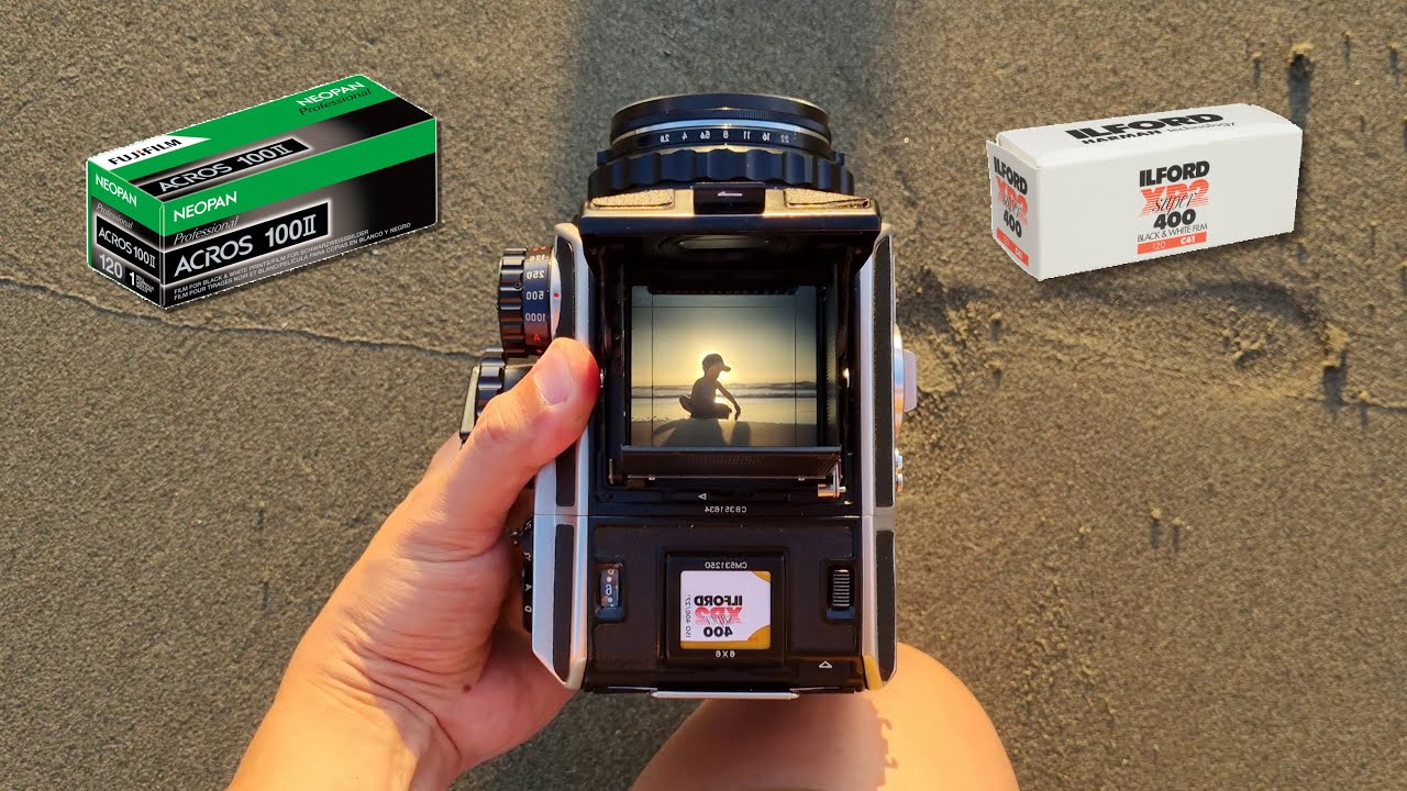 B&W Film Photography at the Beach