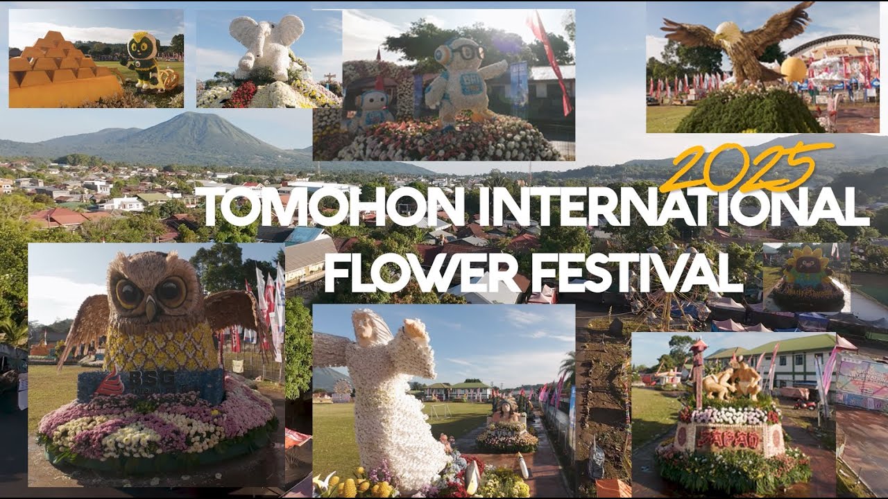 Nikmati Keindahan Mobil Hias Tomohon International Flower Festival 2025 dari Kacamata Drone FPV