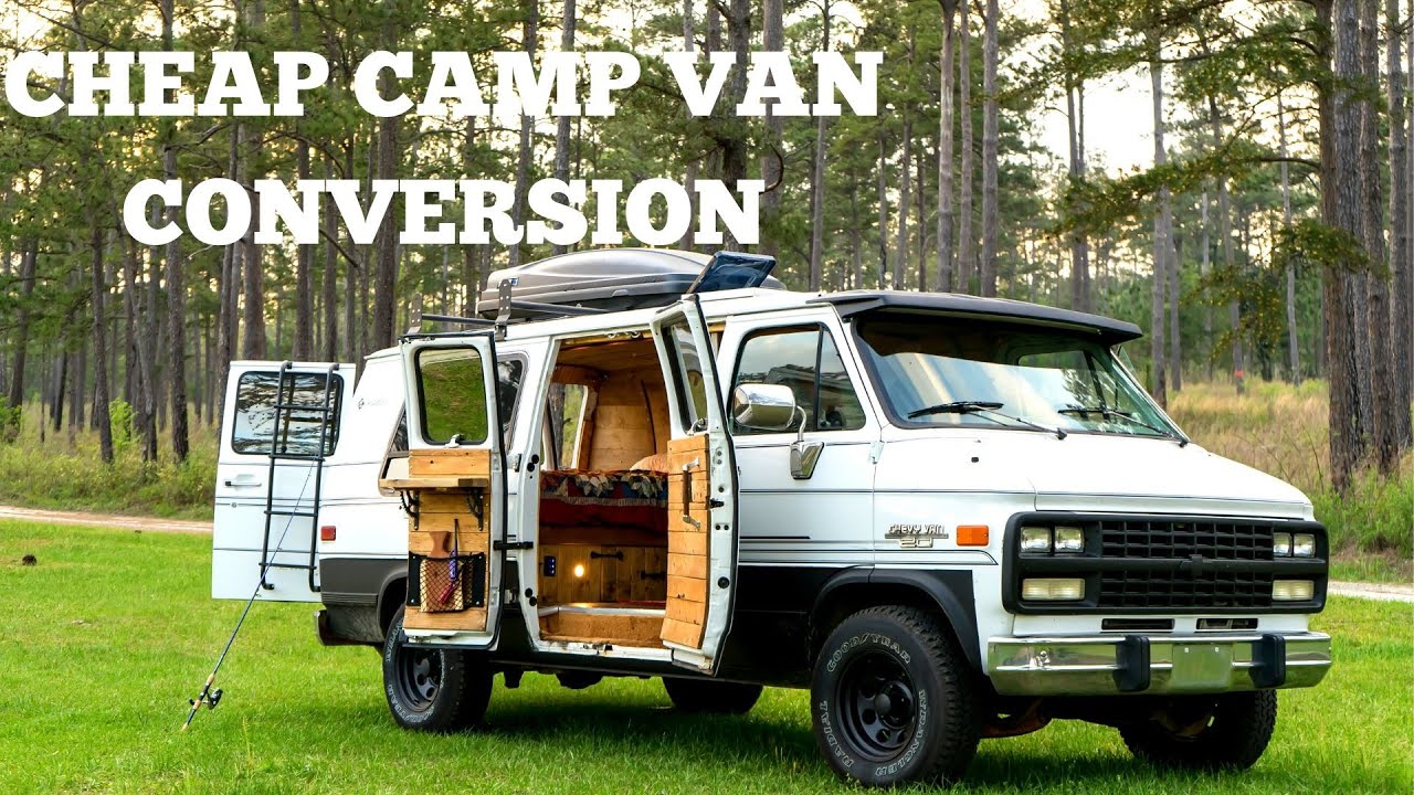 Cheap Camping Van Conversion | CHEVY G20 | DIY