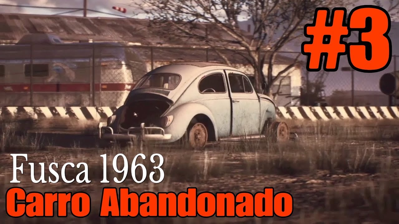 Need for Speed Payback Localização do fusca e peças Carro Abandonado  3