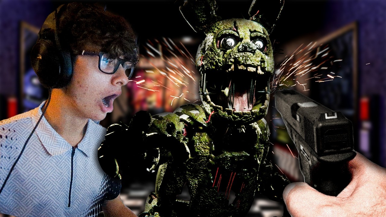 FNAF BUT I CAN SHOOT THE ANIMATRONICS... (Fazbear Armageddon)