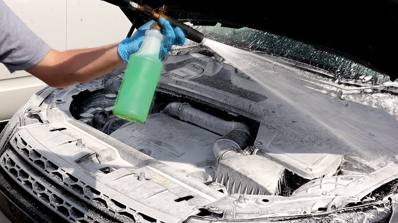 FILTHY Land Rover Disco Sport Engine Bay Detail