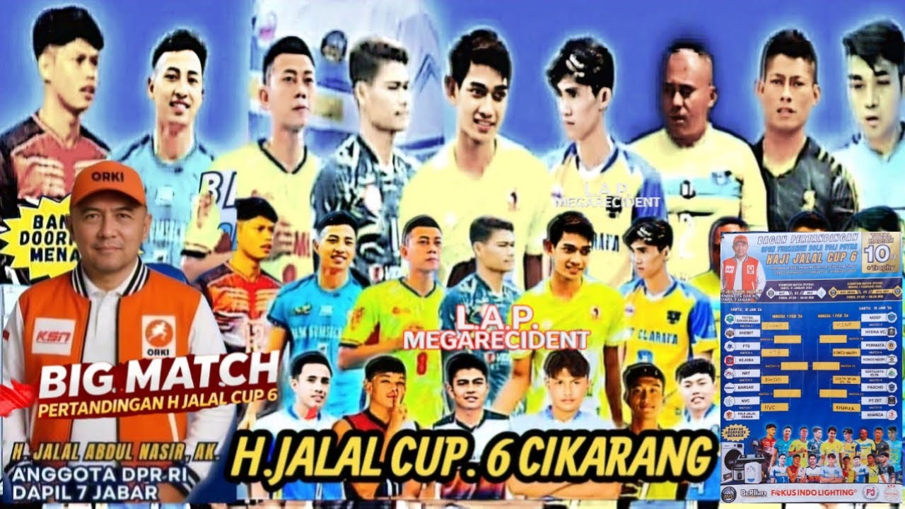 🔴LIVE SEMIFINAL H. JALAL CUP 6 VOLI CIKARANG NVC VS FTS