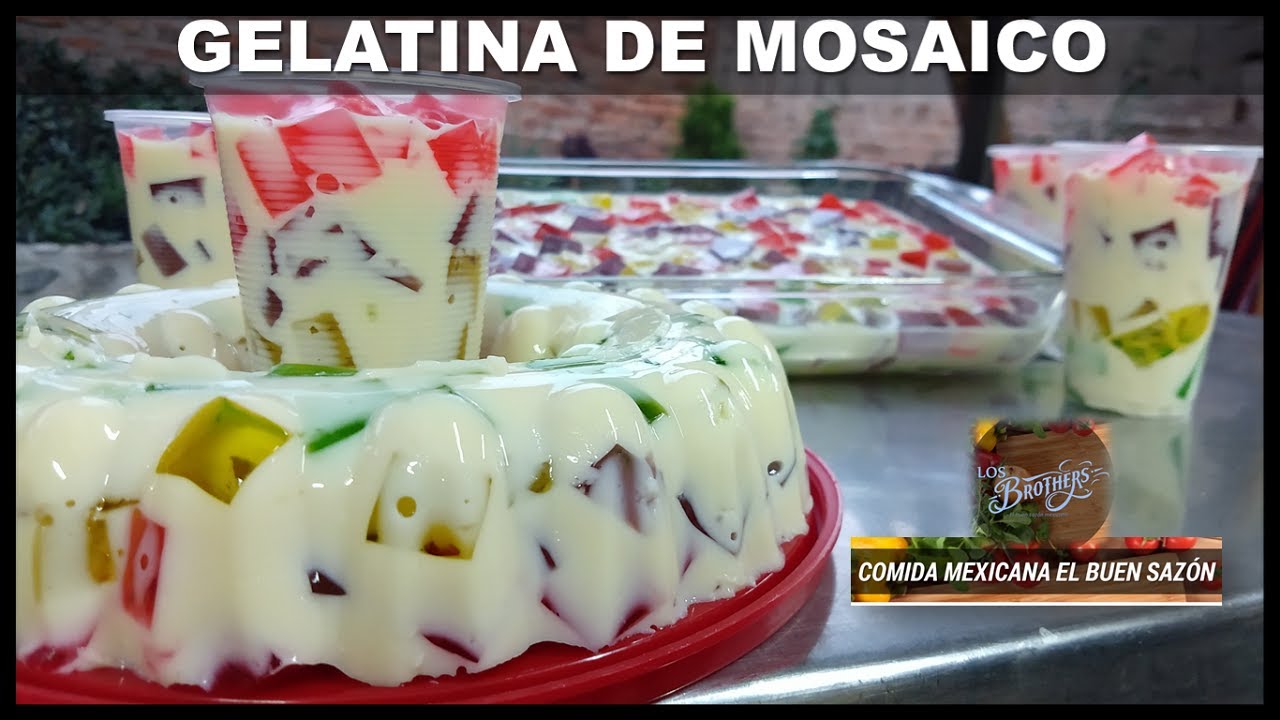 Gelatina de Mosaico Facil de Preparar  | Mosaic Gelatin | Mexican Food