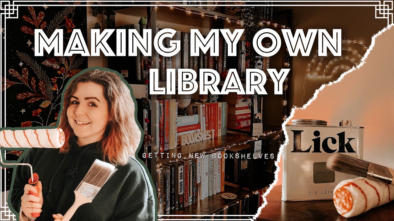 Creating my own library, redecorating my office and getting new bookshelves!