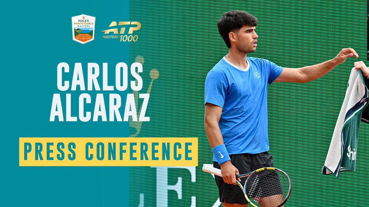 Carlos Alcaraz's First Round Press Conference 🗣️ | Rolex Monte-Carlo Masters 2026