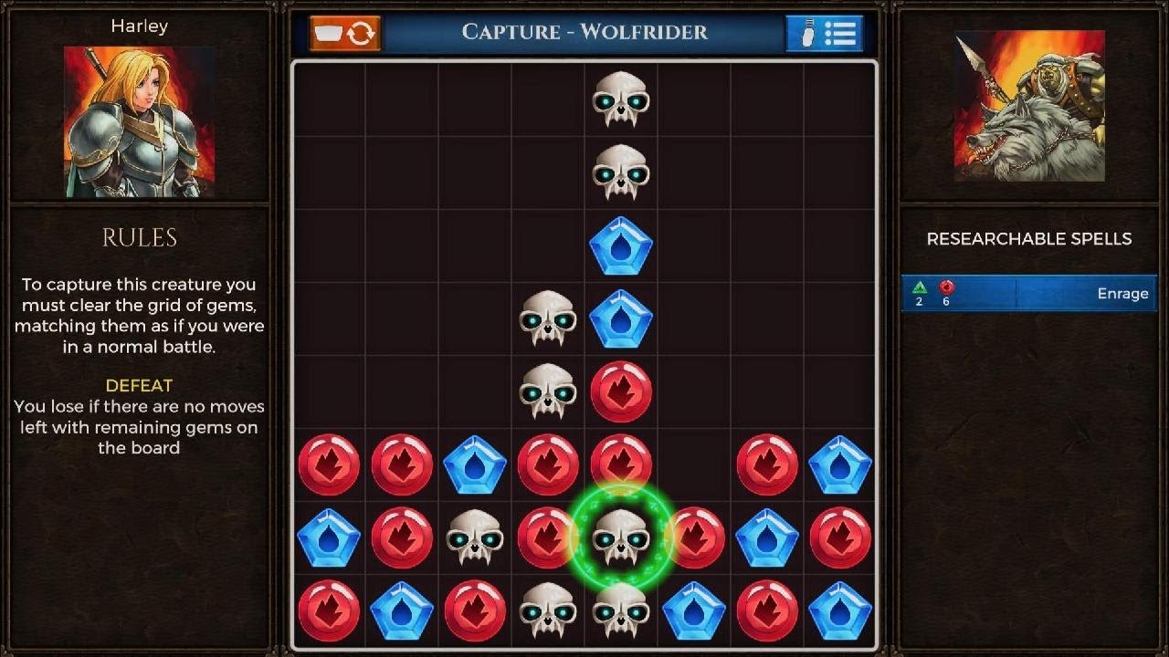 Puzzle Quest: Immortal Edition Wolfrider Capture