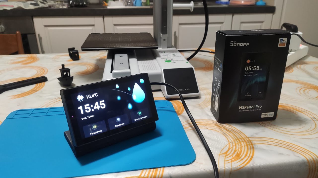 Come ho stampato in 3D uno stand per il mio Sonoff NSPanel Pro 120